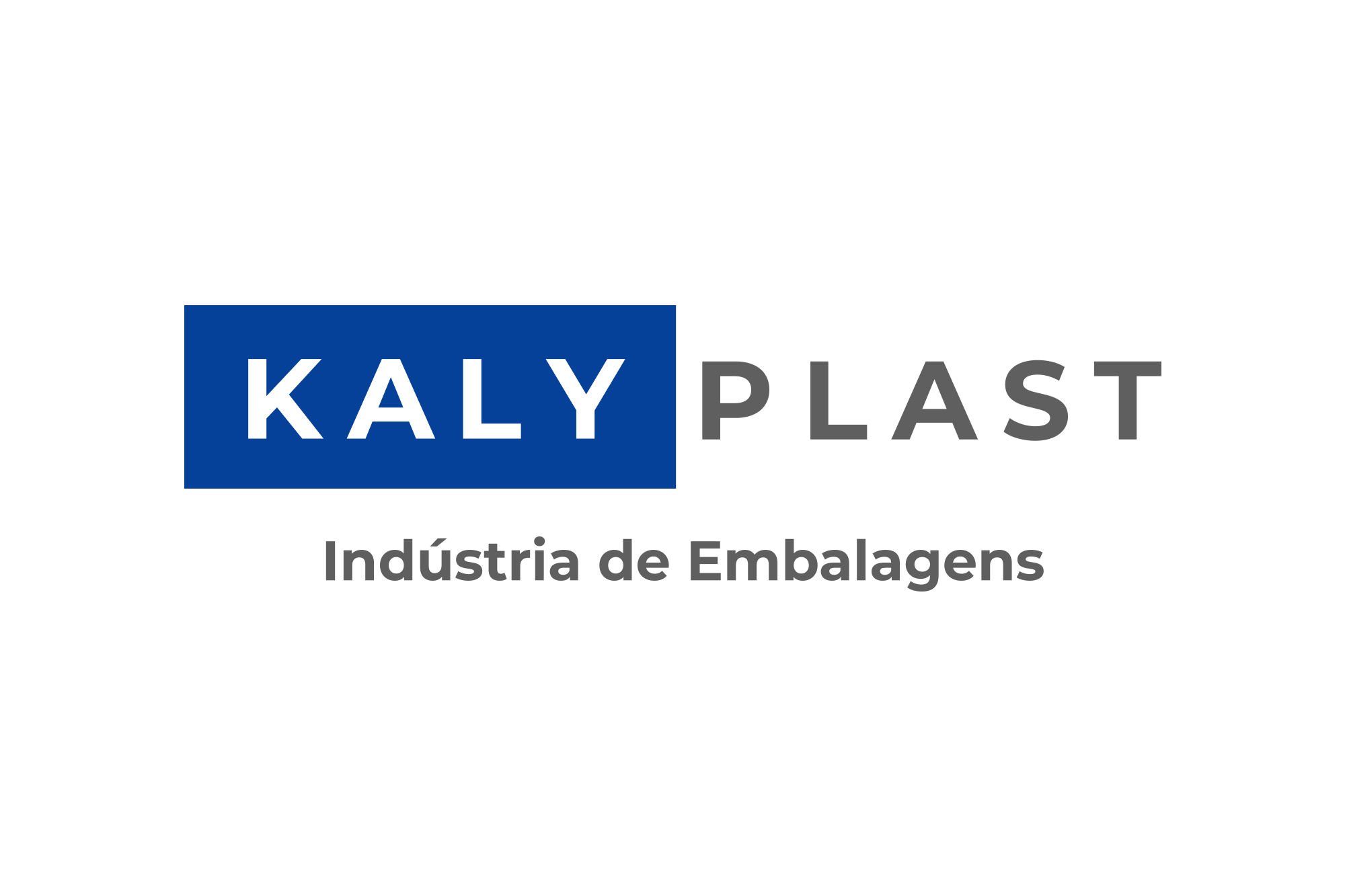 Animação de logo Kaly Plast